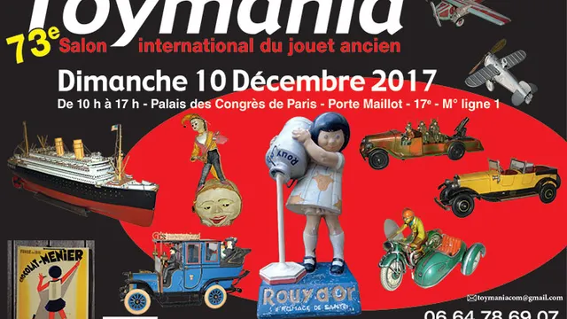Toymania, le salon du jouet ancien à Paris