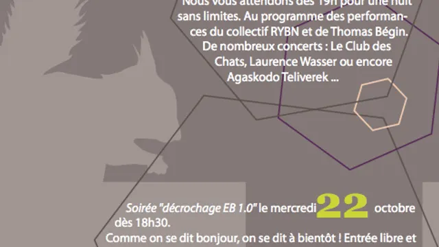Décrochage de l'exposition EB 1.0