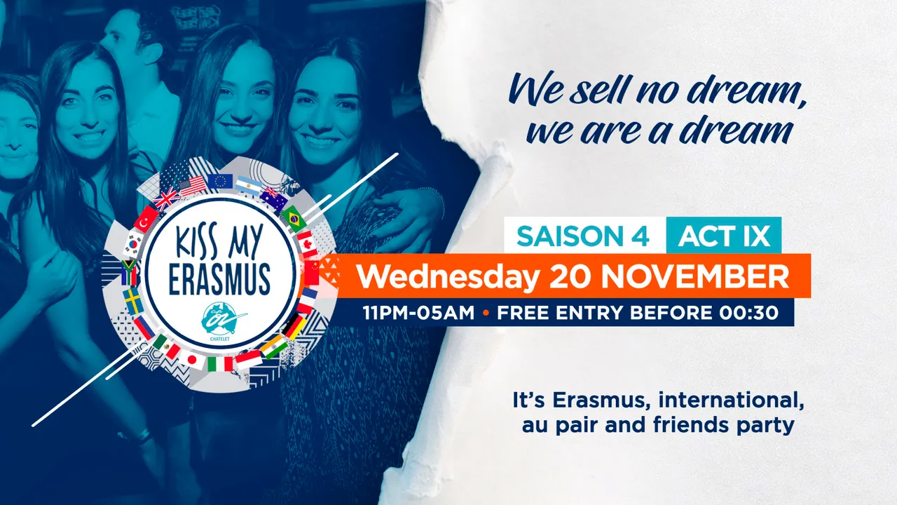KISS MY ERASMUS at Café Oz