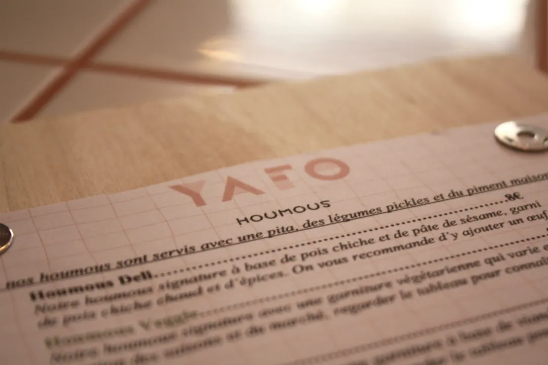 Yafo Restaurant Paris