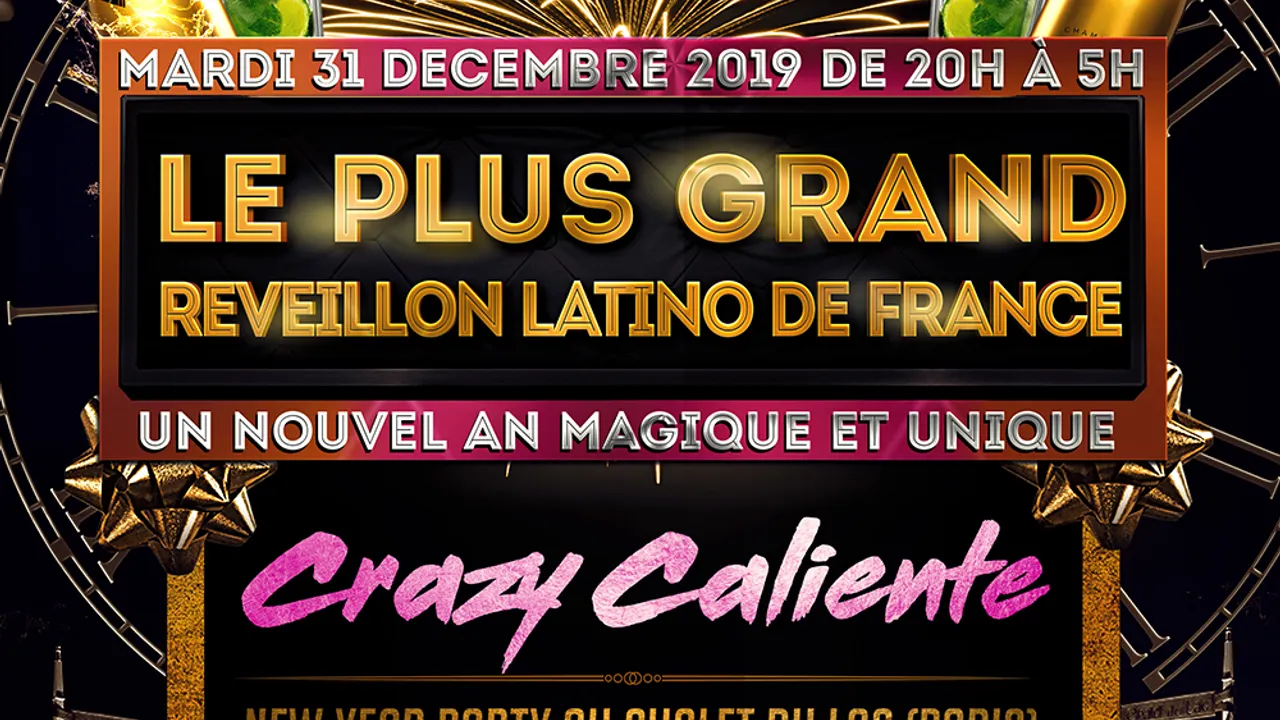 LE PLUS GRAND REVEILLON LATINO DE FRANCE (2 salles / 2 ambiances)