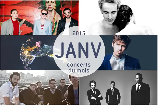 Résolution #1 : Les concerts de janvier pour commencer l'année du bon pied
