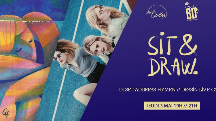 Sit & Draw par le Lyon BD Festival