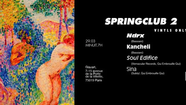 PWFM Springclub n°2 with Ndrx, Kancheli, Soul Edifice & Sina