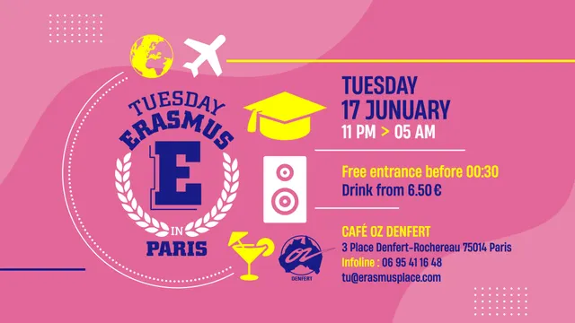TUESDAY ERASMUS IN PARIS