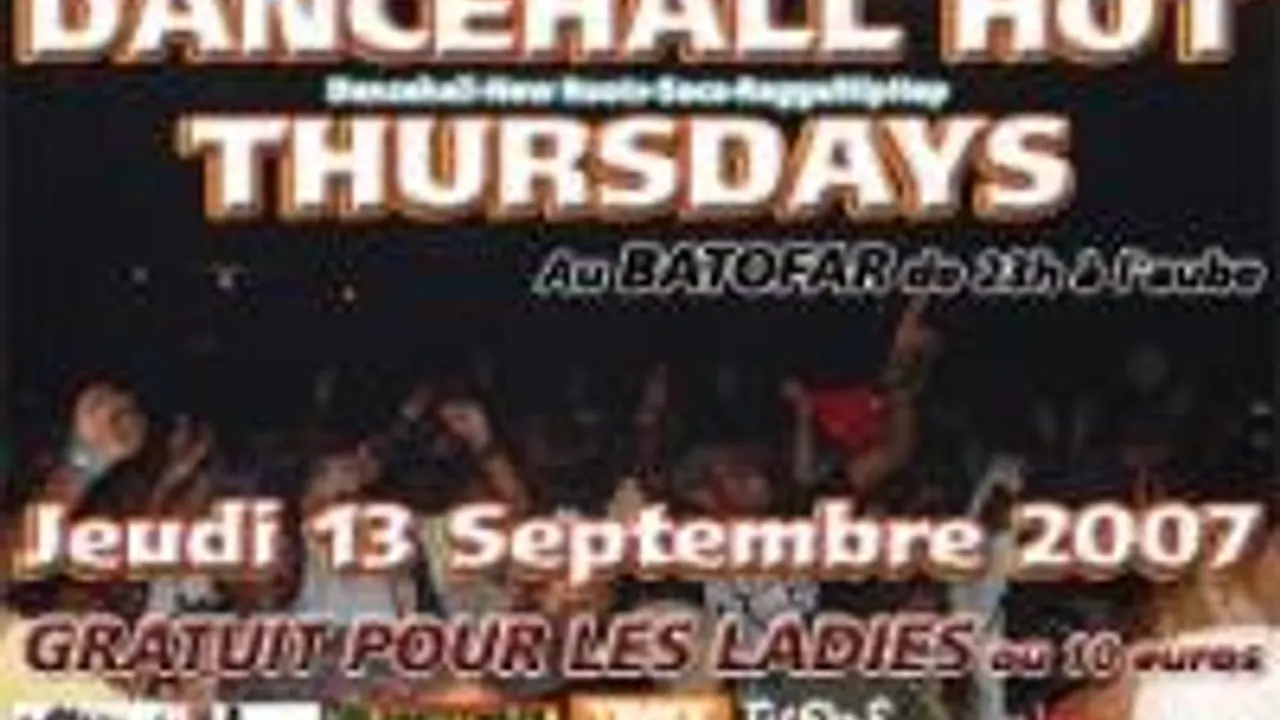 Dancehall Hot Thursdays