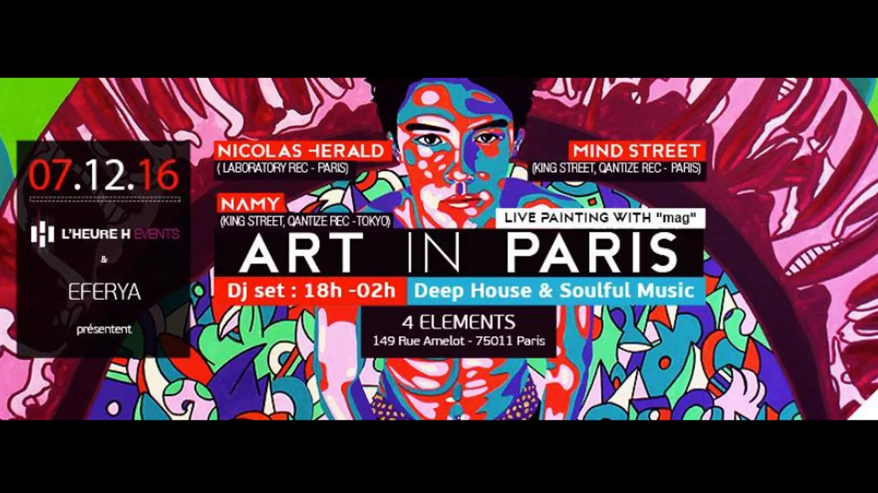 Art In Paris # 4 ELEMENTS
