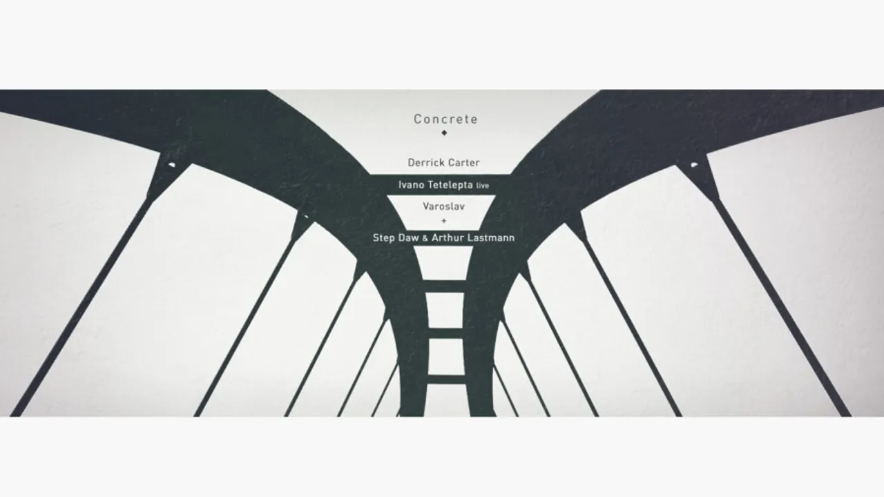Concrete: Derrick Carter, Ivano Tetelepta Live, Varoslav // Woodfloor: Step Daw & Arthur Lastmann