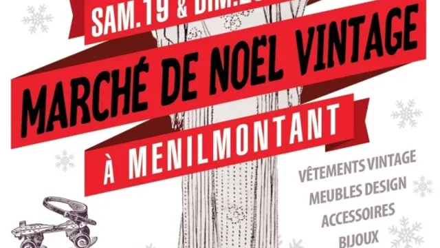 Marché de Noël vintage de la Bellevilloise