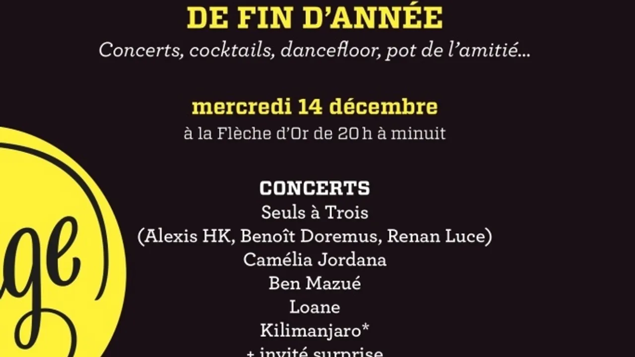 LA SOIRÉE DE SERGE DE FIN D'ANNÉE