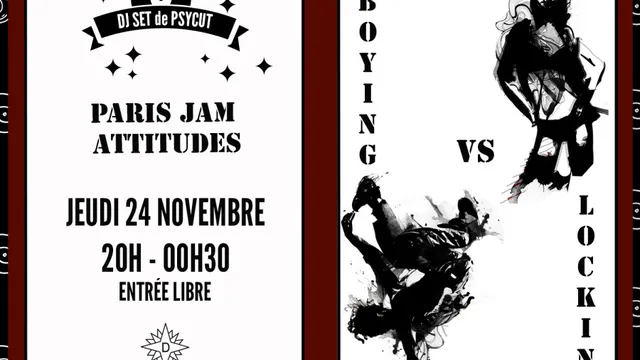 Paris Jam Attitude// Bboying vs Locking