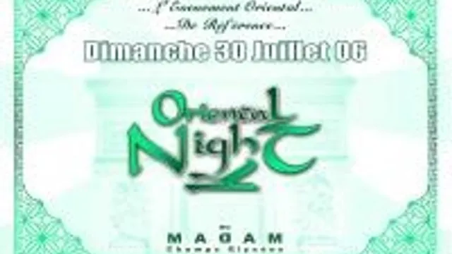 Oriental Night