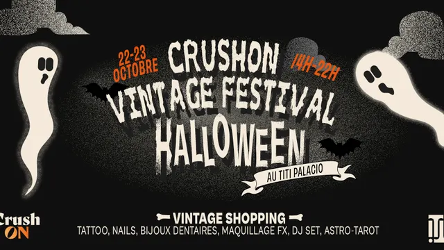 CrushON Vintage Festival d'Halloween x Titi Palacio