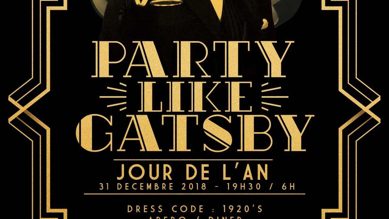 New Year's Eve Party Like Gatsby