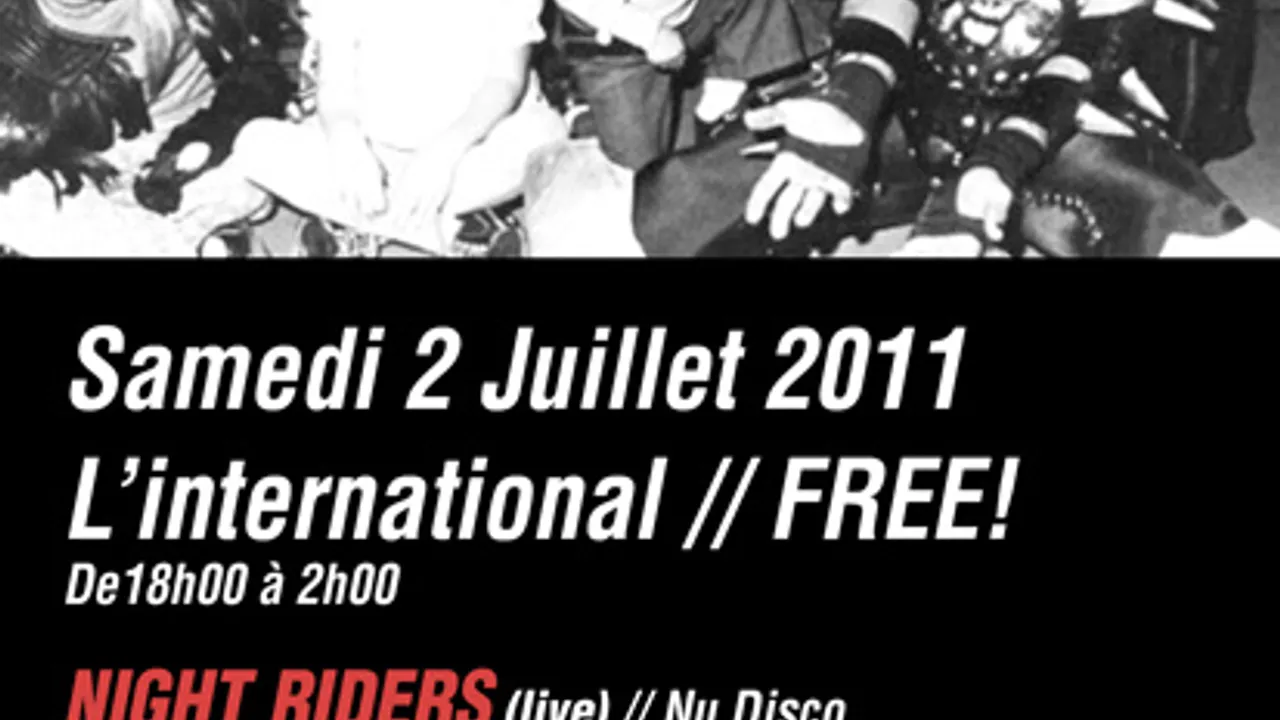 CONCERT NIGHT RIDERS + GERMANY GERMANY + CONTROL
