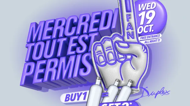 MERCREDI tout est permis !