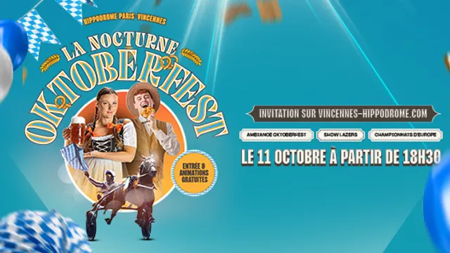 Nocturne Oktoberfest à l'Hippodrome Paris-Vincennes