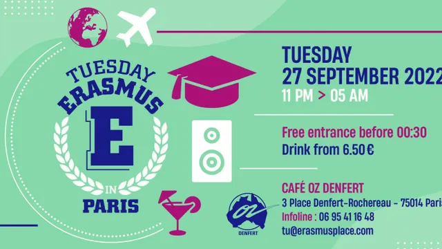 TUESDAY ERASMUS IN PARIS
