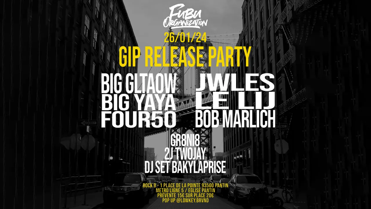 FUBU ORGANIZATION #5 w/ BIG GLTAOW & MORE