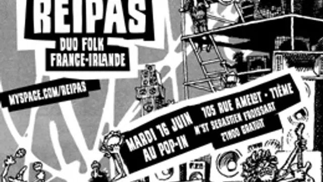 Reipas + My hand in your face en concert folk