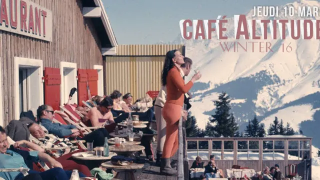 Afterwork décalé, le Café A se transforme en station de ski !