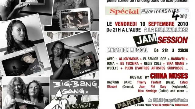 BIG BANG GANG PARTY/SPECIALE ANNIVERSAIRE