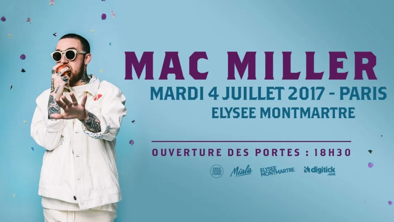 Mac Miller • Elysée Montmartre • 4 juillet 2017