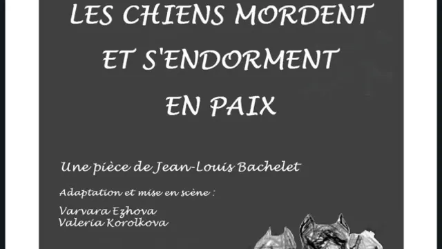 Les chiens mordent et s'endorment en paix