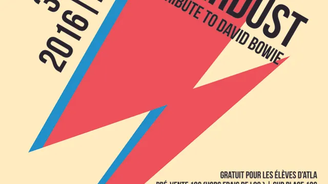 Ziggy Stardust : A tribute to David Bowie | École ATLA