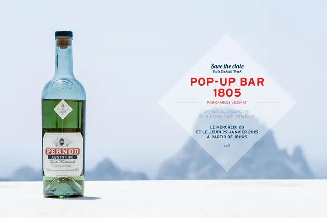 Un pop-up bar d'absinthe signé Pernod à la Paris Cocktail Week