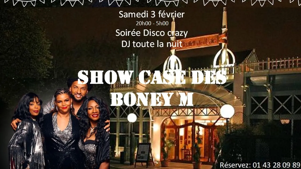 SOIRÉE DISCO CRAZY & SHOW CASE BONEY M
