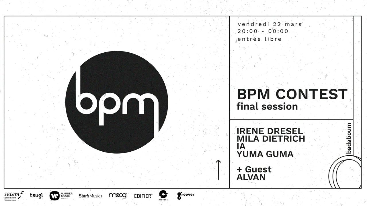 BPM final session#8 : Irene Dresel, Mila Dietrich, IA, Yuma Guma, Alvan