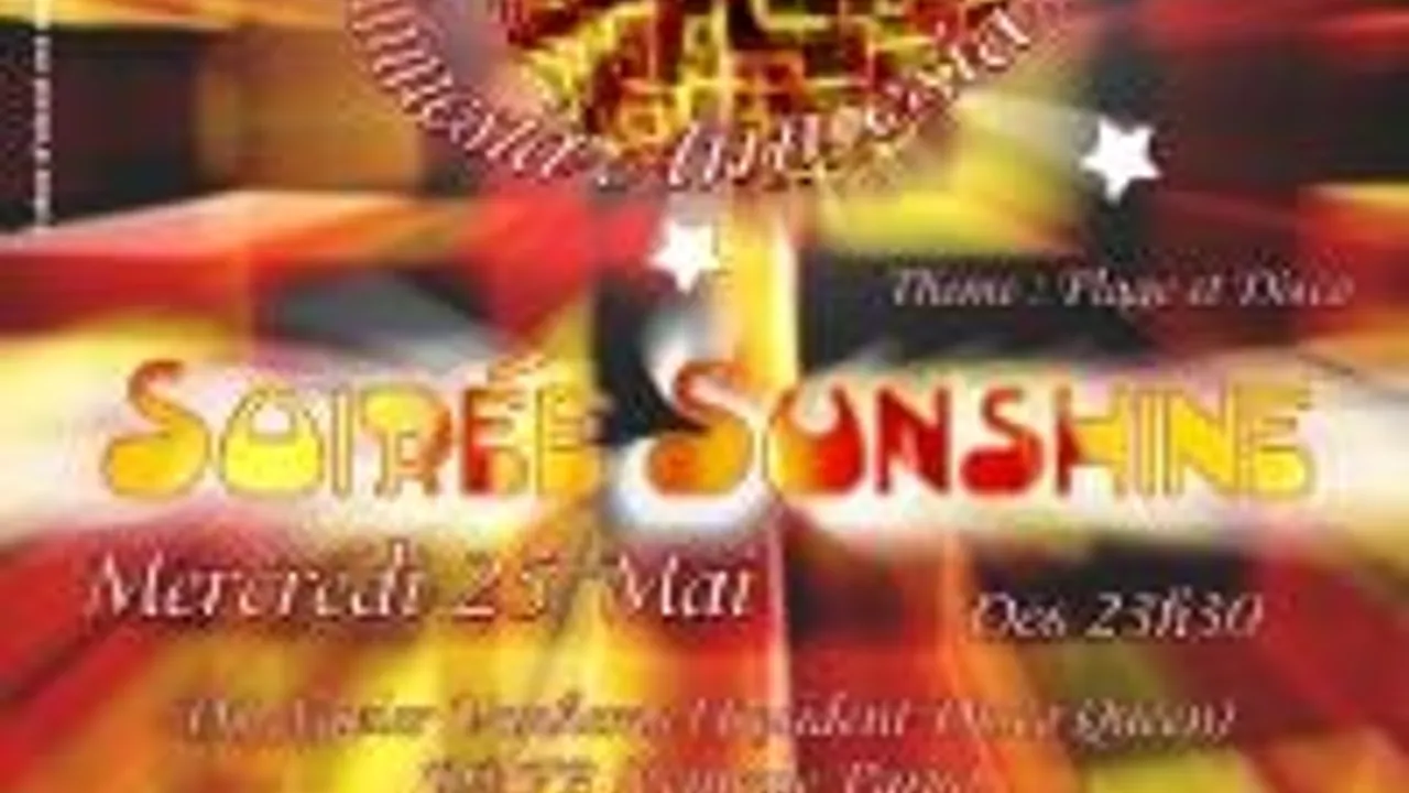 Soirée Sunshine