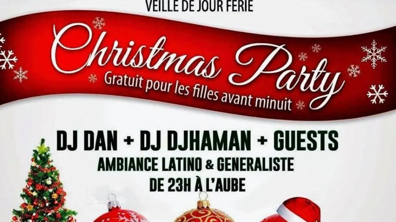 Christmas Party Latino Généraliste 24 Déc au Réservoir