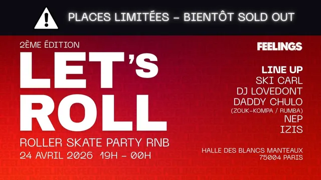 Let's Roll - Roller Skate Party Rnb - Édition N°2