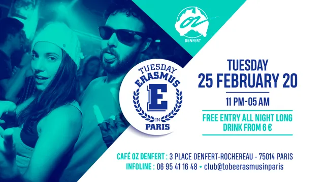TUESDAY ERASMUS IN PARIS
