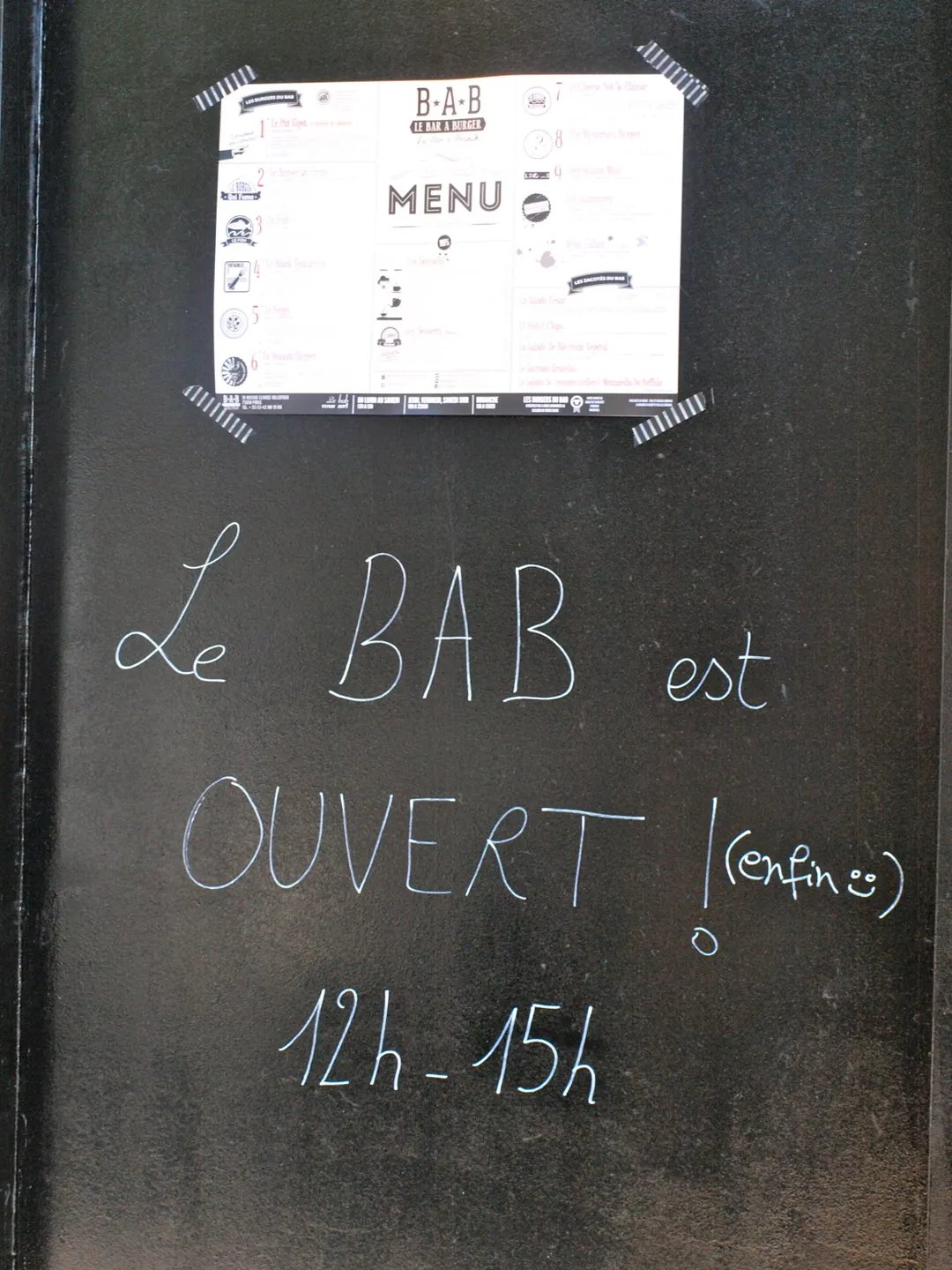 Le BAB - Bar à Burger Restaurant Paris
