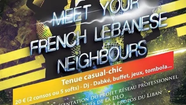 Soirée Libanaise | Meet Your French Lebanese Neighbours