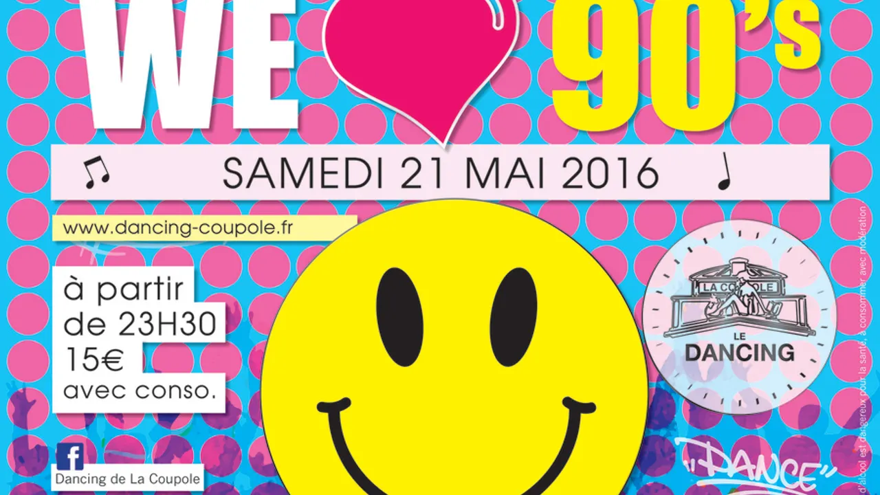 soirée WE lOVE 90's