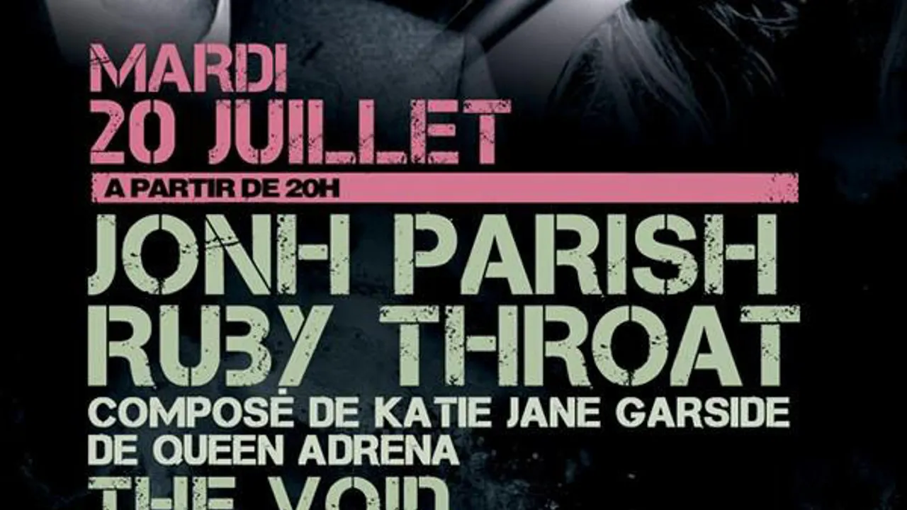 Concert: JOHN PARISH + RUBY THROAT @Batofar