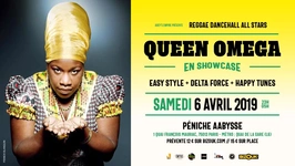 Reggae dancehall Queen Omega en showcase