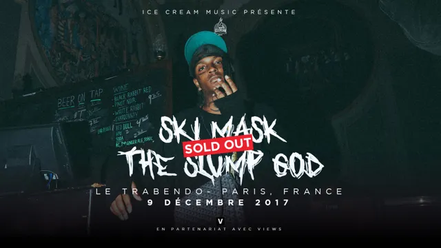 Ski Mask The Slump God - Le Trabendo, Paris - 09.12.17