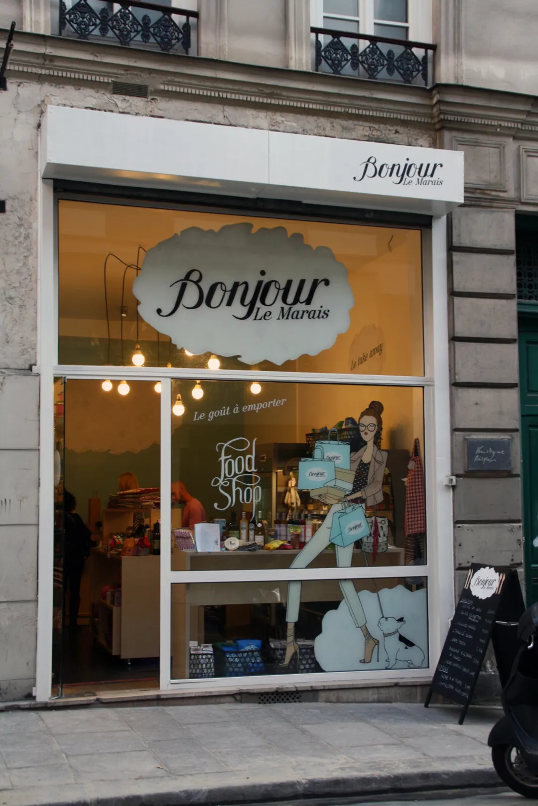 Bonjour Le Marais Restaurant Shop Paris