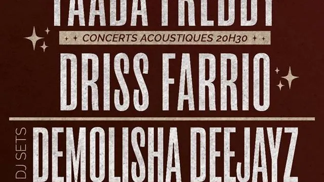 Demolisha Live Party : Faada Freddy / Driss Farrio / DJ sets