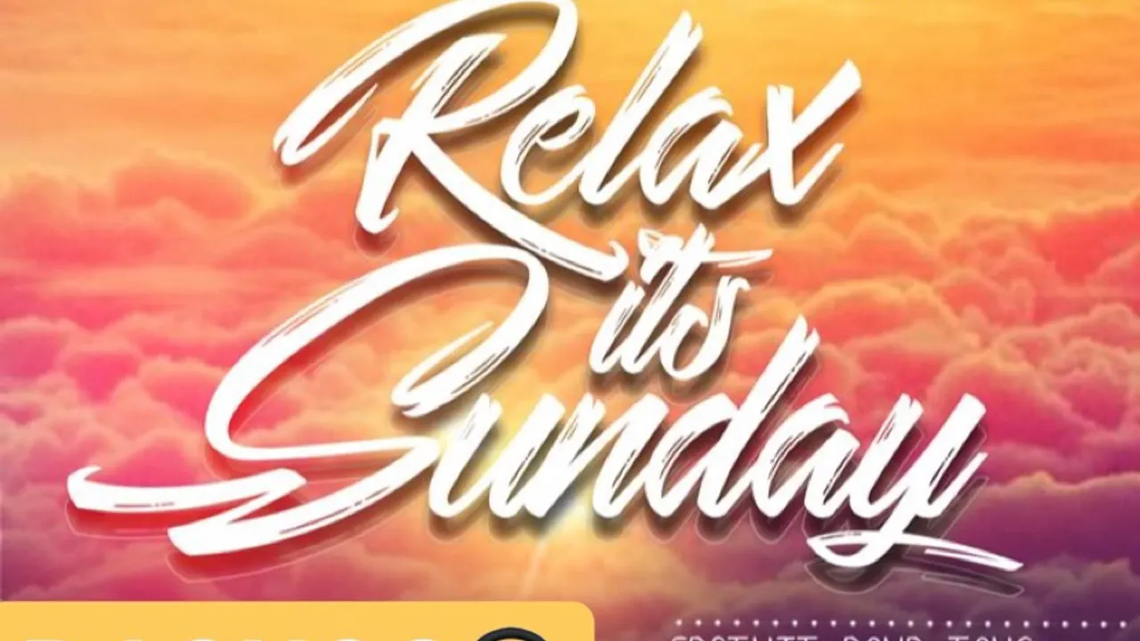 Relax it's sunday