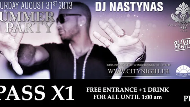 Summer Party - Guest Dj Nastynas - Dj Producteur de Akon