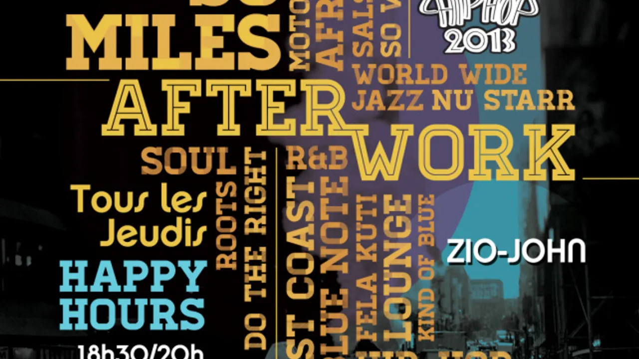 So Miles Afterwork Djoon dans le cadre de Paris Hip Hop Soutien 2013