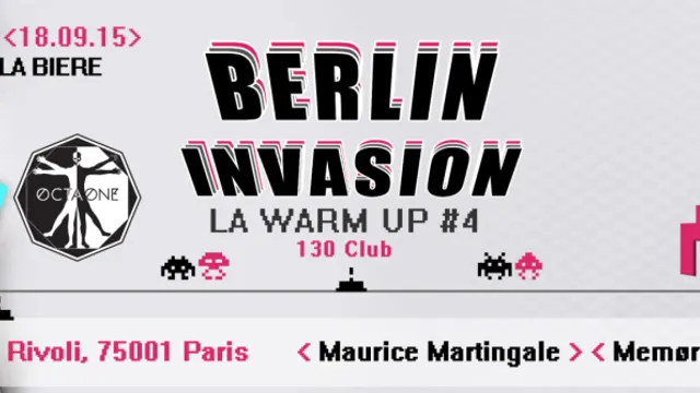 WARM UP #4 - BERLIN INVADES PARIS - MAURICE MARTINGALE - MEMORIA - GUEST