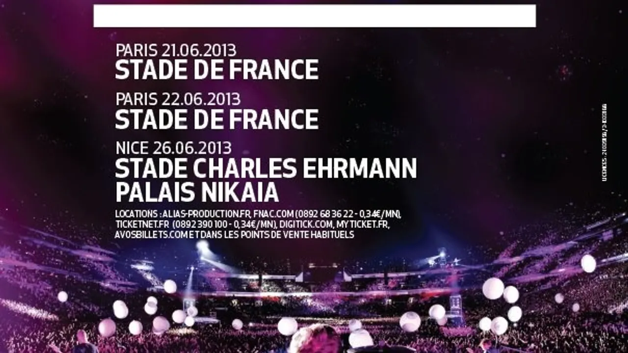 Muse en concert au Stade de France - The 2nd Law Tour