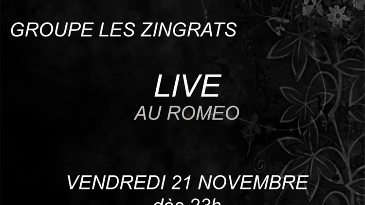 GROUPE LES ZINGRATS LIVE